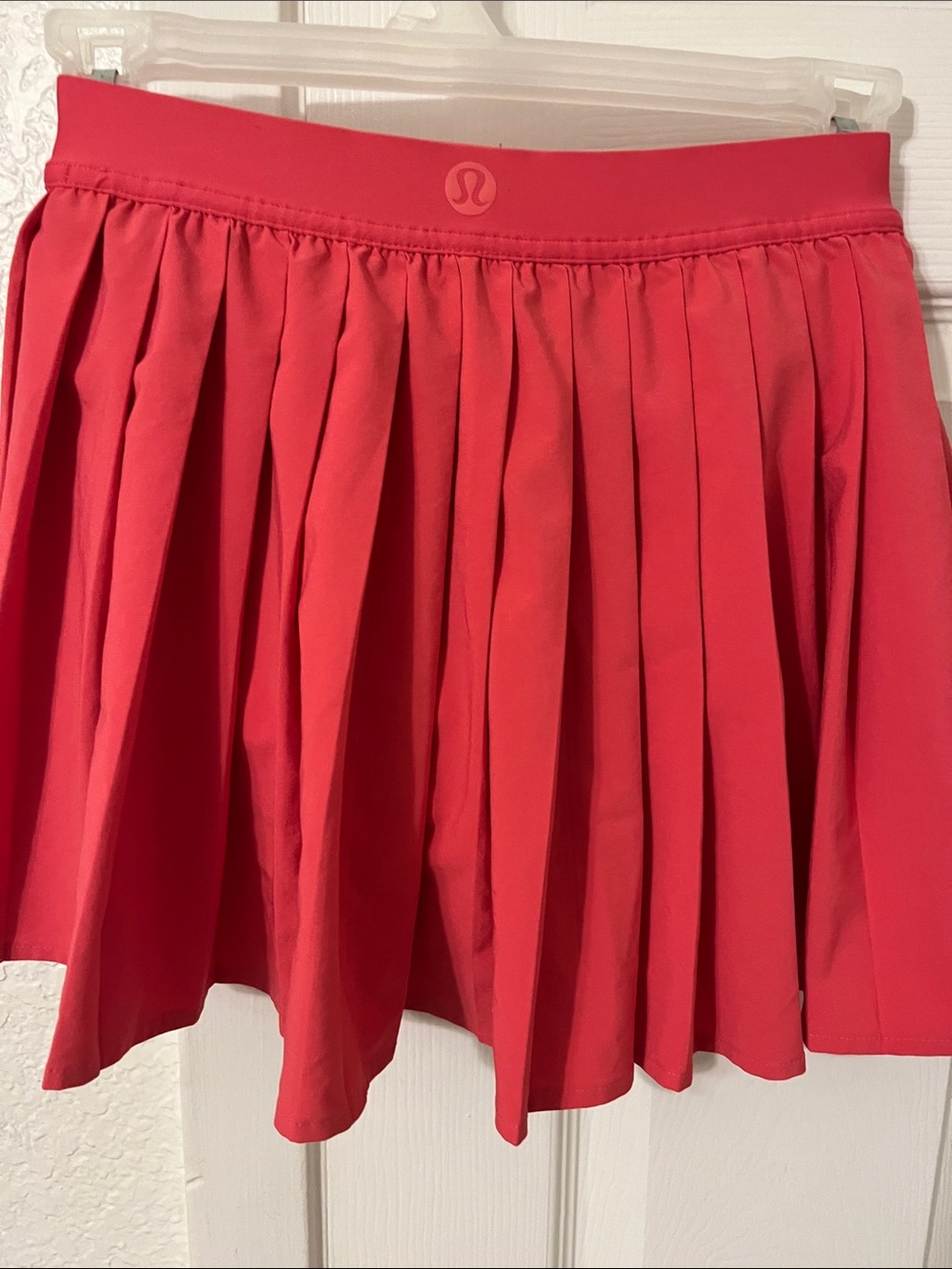lululemon athletica Pleated Skirt in Coral